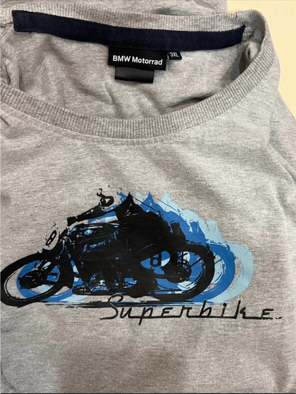 BMW Motorrad Gray Graphic 'Superbike' Tee
